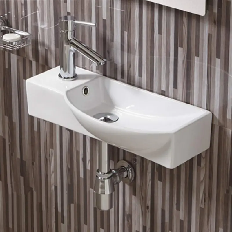 Раковина подвесная Comforty 7947 23,5х50,5 Белый глянцевый 4150357 Раковина подвесная Comforty 7947 23,5х50,5 Белый глянцевый 4150357 — изображение 3