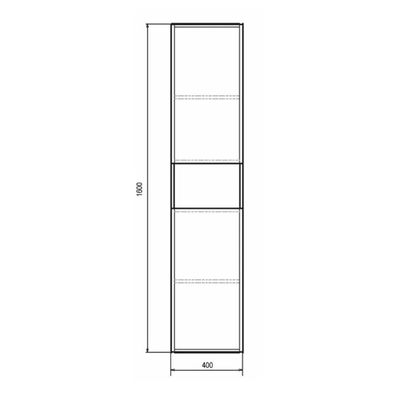 Пенал подвесной Comforty Бордо 40 Дуб темный 00-00007266CF Пенал подвесной Comforty Бордо 40 Дуб темный 00-00007266CF — изображение 3