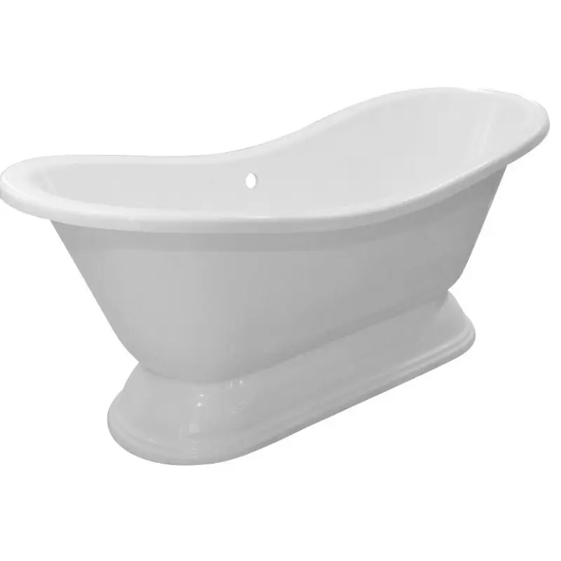 Ванна из литьевого мрамора Эстет Бостон 180х74 Белый ФР-00001046 Ванна из литьевого мрамора Эстет Бостон 180х74 Белый ФР-00001046 — изображение 3