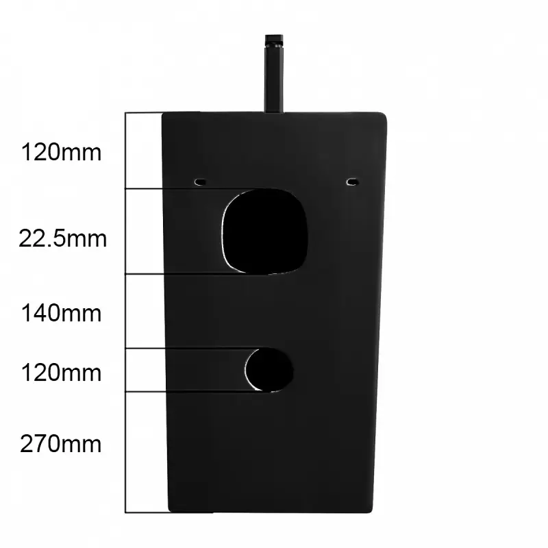 Раковина напольная Azario Comella 48х42 Черный матовый AZ-314MB Раковина напольная Azario Comella 48х42 Черный матовый AZ-314MB — изображение 3