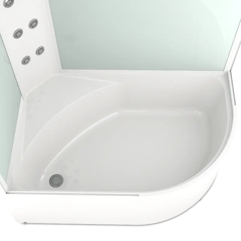 Душевая кабина Domani-Spa Delight Slim high левая 120х80 Белый, Поддон высокий Душевая кабина Domani-Spa Delight Slim high левая 120х80 Белый, Поддон высокий — изображение 3