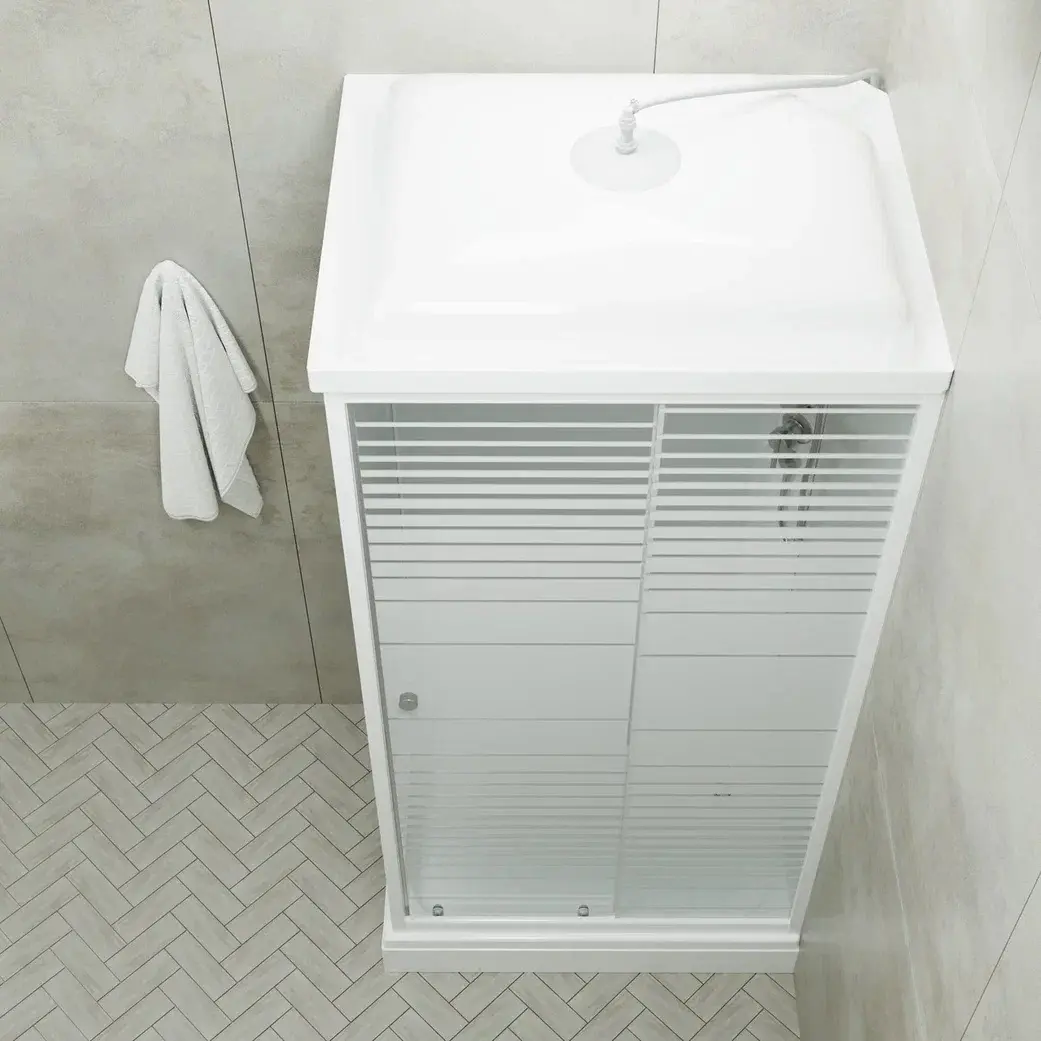 Душевая кабина Triton Квадро 120х80 А см, левый, Белый, Низкий поддон Душевая кабина Triton Квадро 120х80 А см, левый, Белый, Низкий поддон — изображение 3