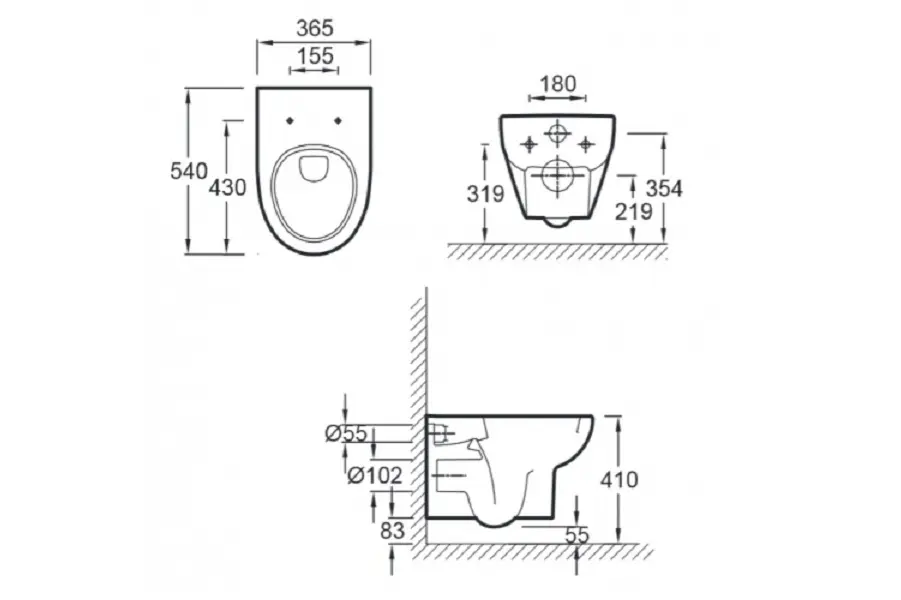 Унитаз подвесной Jacob Delafon Odeon Up с сиденьем Унитаз подвесной Jacob Delafon Odeon Up с сиденьем — изображение 3