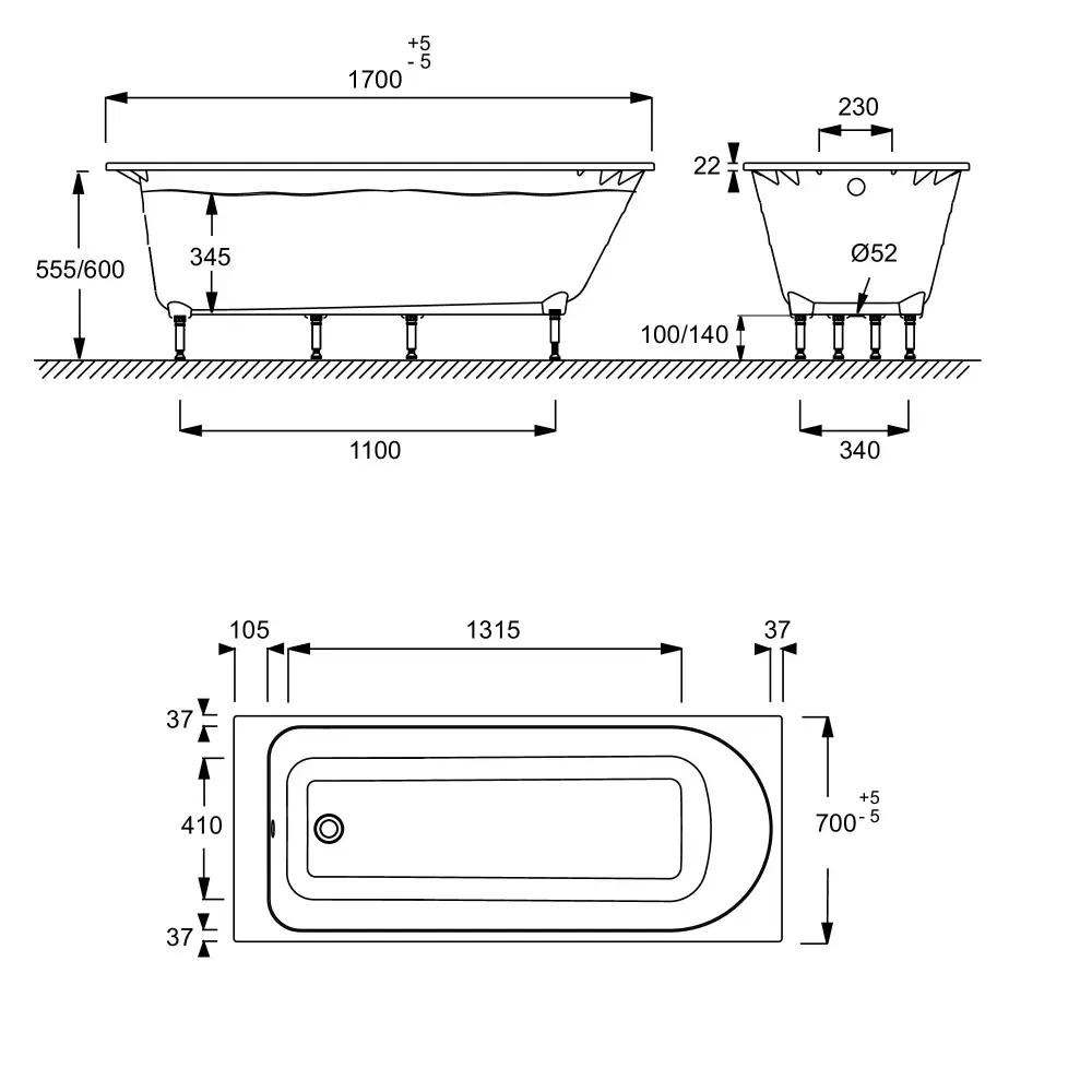 Ванна акриловая Jacob Delafon Odeon Rive Gauche E6D151-00 Белый Ванна акриловая Jacob Delafon Odeon Rive Gauche E6D151-00 Белый — изображение 3