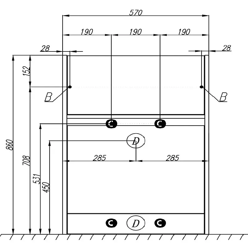 Тумба напольная с раковиной Aquaton Лондри левая 57х50 с левой раковиной Лондри Белый 1A2359K1LH010 Тумба напольная с раковиной Aquaton Лондри левая 57х50 с левой раковиной Лондри Белый 1A2359K1LH010 — изображение 3