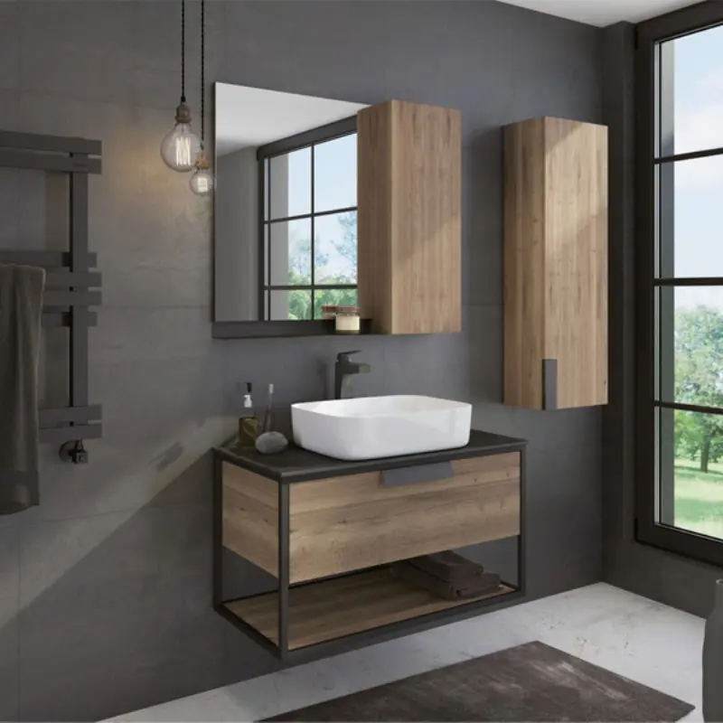 Тумба подвесная Comforty Кёльн 75 + раковина + черная столешница Дуб темный 00004149065CF Тумба подвесная Comforty Кёльн 75 + раковина + черная столешница Дуб темный 00004149065CF — изображение 3