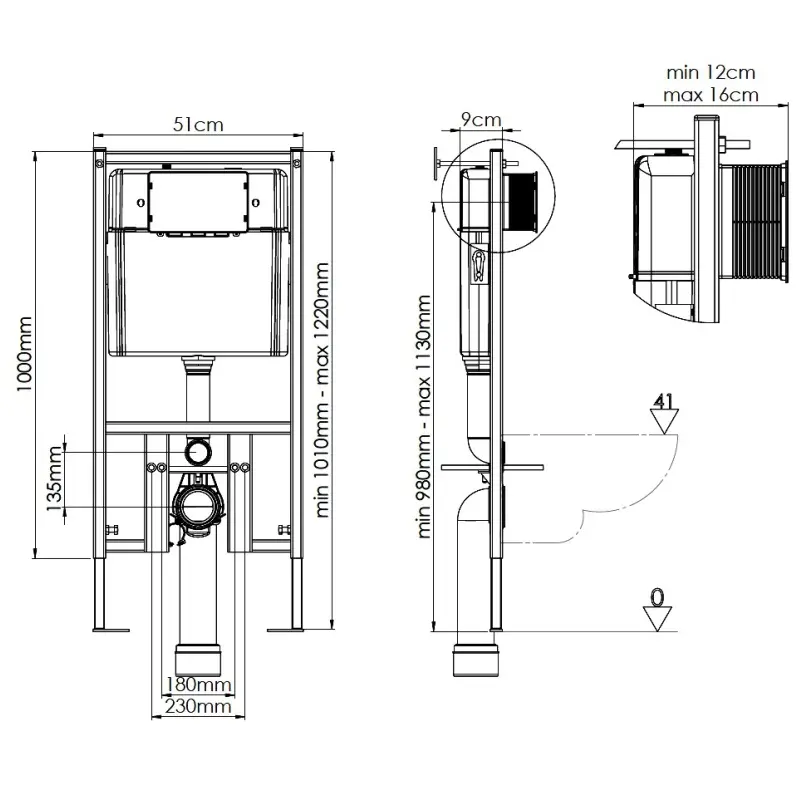 Инсталляция Loranto + унитаз Canto с сиденьем + кнопка смыва Line Черная матовая 4501+7323+CS-203HM-MB Инсталляция Loranto + унитаз Canto с сиденьем + кнопка смыва Line Черная матовая 4501+7323+CS-203HM-MB — изображение 4