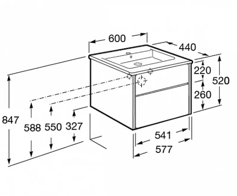 Тумба подвесная Roca Ronda 60 Белый глянцевый / Антрацит ZRU9302963 Тумба подвесная Roca Ronda 60 Белый глянцевый / Антрацит ZRU9302963 — изображение 4