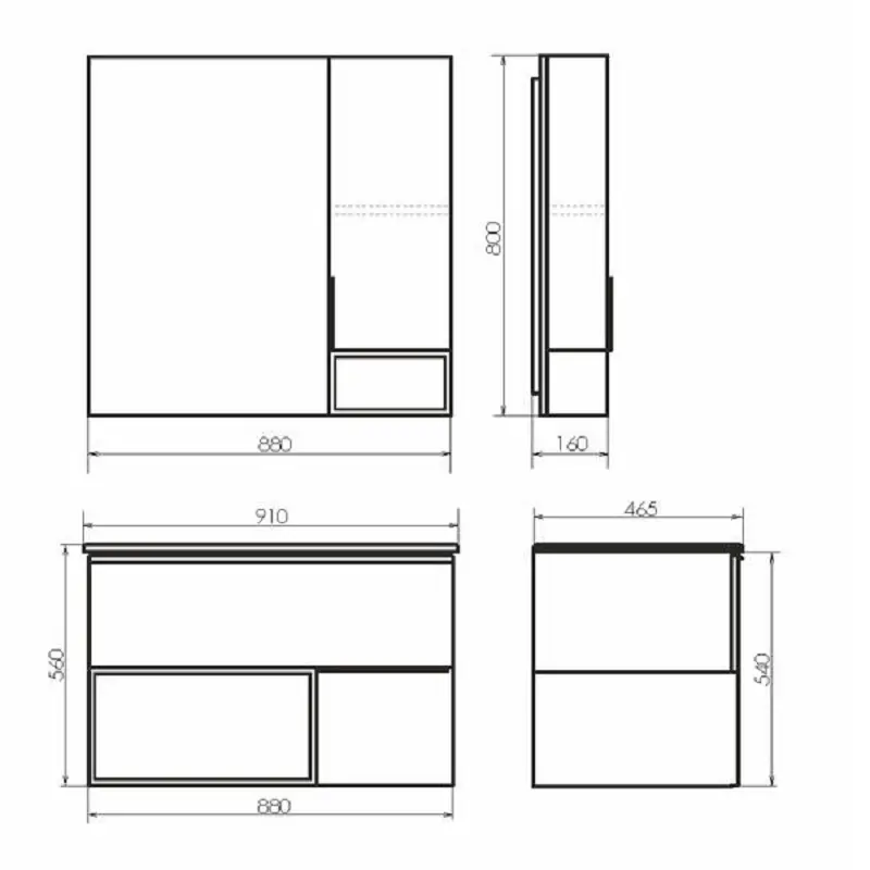 Шкаф зеркальный Comforty Франкфурт 88 Шоколадно-коричневый 00004150529CF Шкаф зеркальный Comforty Франкфурт 88 Шоколадно-коричневый 00004150529CF — изображение 4