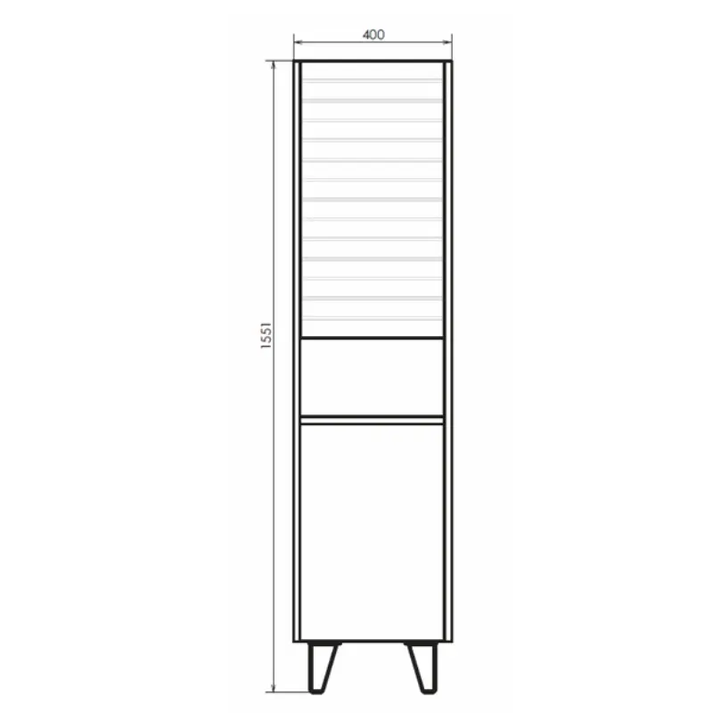 Пенал подвесной Comforty Клеон 40 Белый / Дуб дымчатый 00-00003947 Пенал подвесной Comforty Клеон 40 Белый / Дуб дымчатый 00-00003947 — изображение 4