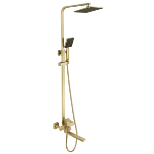 Душевая система Fmark FS81 с изливом Золото матовое FS8145-25C