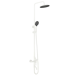 Душевая система Fmark FS82 с изливом Белый матовый FS8245W