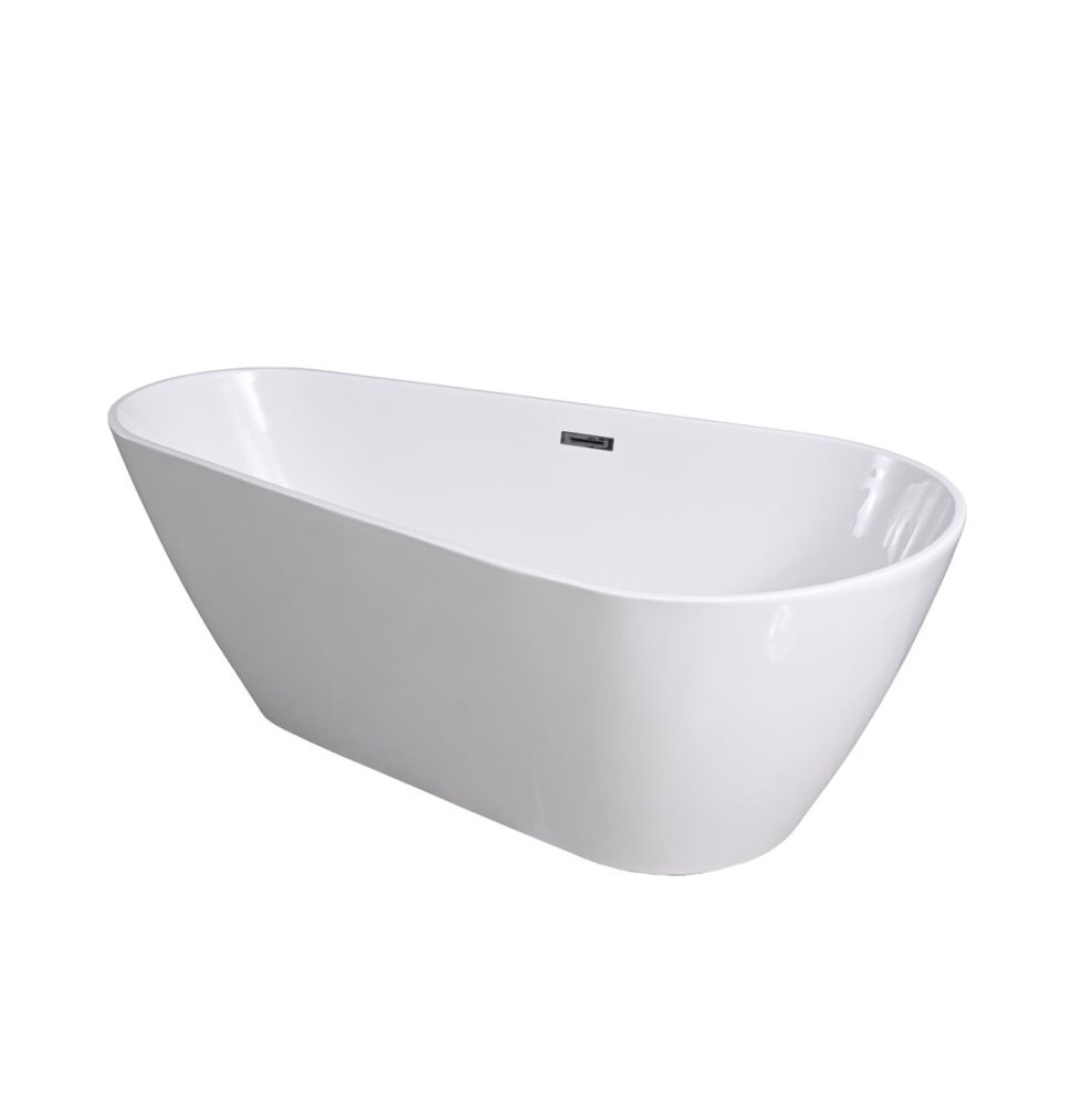 Ванна акриловая Grossman Fly 158х81 Белый матовый GR-1103M Ванна акриловая Grossman Fly 158х81 Белый матовый GR-1103M — изображение 3