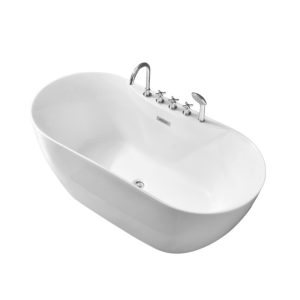 Ванна акриловая Grossman Classic 160х75 со смесителем на борту Белый глянцевый GR-12501-1 Ванна акриловая Grossman Classic 160х75 со смесителем на борту Белый глянцевый GR-12501-1