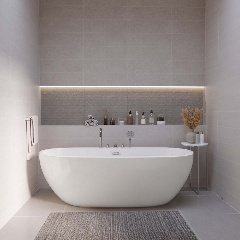 Ванна акриловая Grossman Classic 160х75 со смесителем на борту Белый глянцевый GR-12501-1 Ванна акриловая Grossman Classic 160х75 со смесителем на борту Белый глянцевый GR-12501-1 — изображение 4