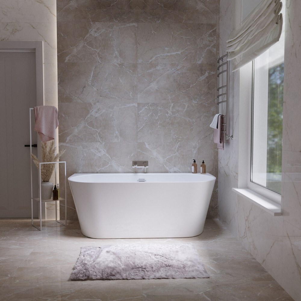 Ванна акриловая Grossman Cristal 160х80 Белый глянцевый GR-16072 Ванна акриловая Grossman Cristal 160х80 Белый глянцевый GR-16072 — изображение 3