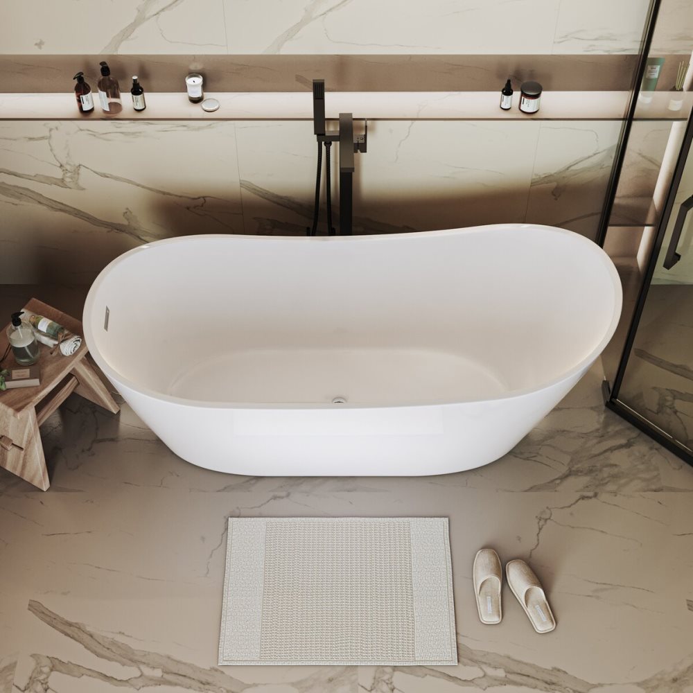 Ванна акриловая Grossman Galaxy 169х75 Белый матовый GR-2102M Ванна акриловая Grossman Galaxy 169х75 Белый матовый GR-2102M — изображение 3