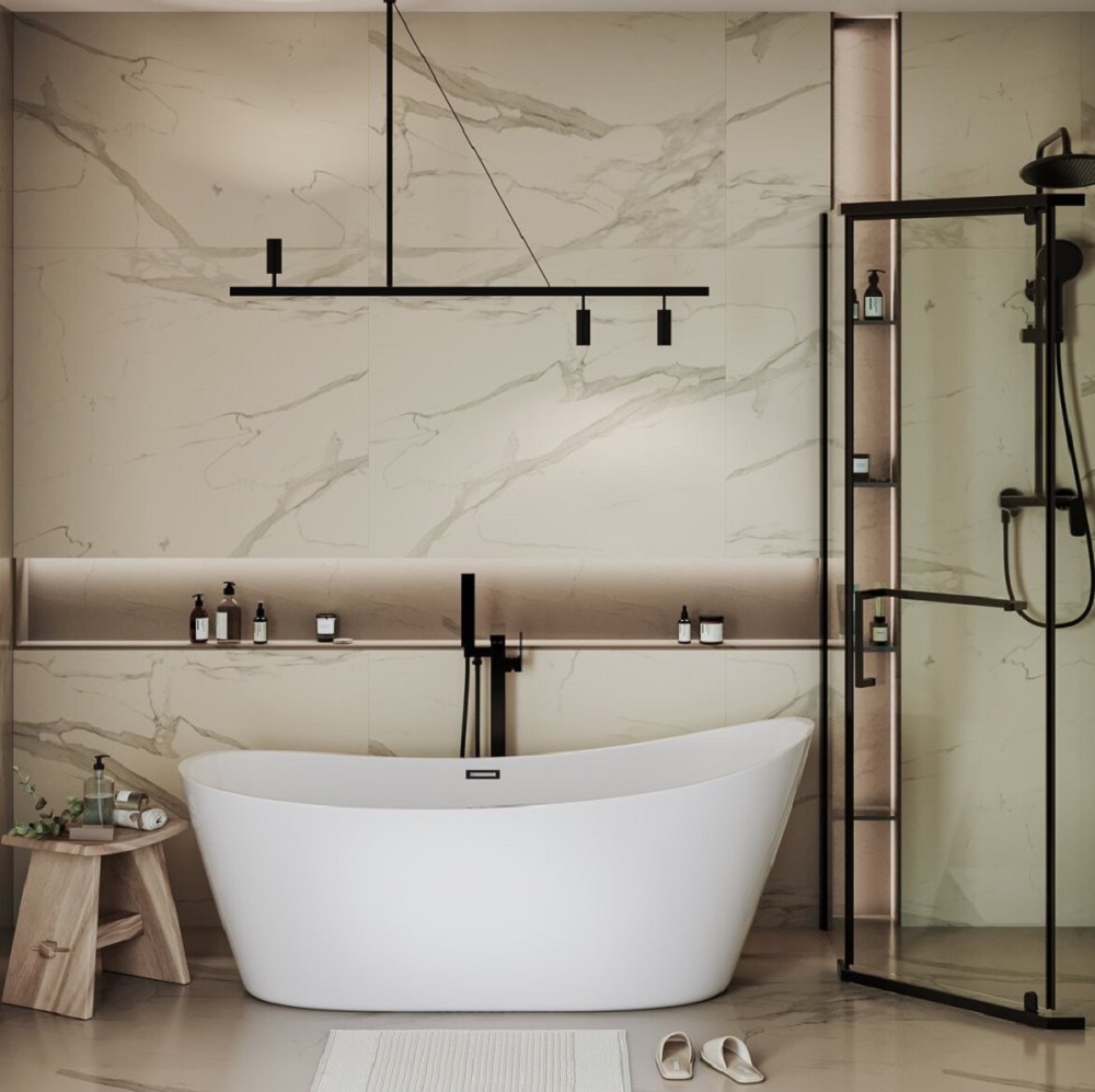 Ванна акриловая Grossman Galaxy 169х75 Белый матовый GR-2102M Ванна акриловая Grossman Galaxy 169х75 Белый матовый GR-2102M — изображение 4