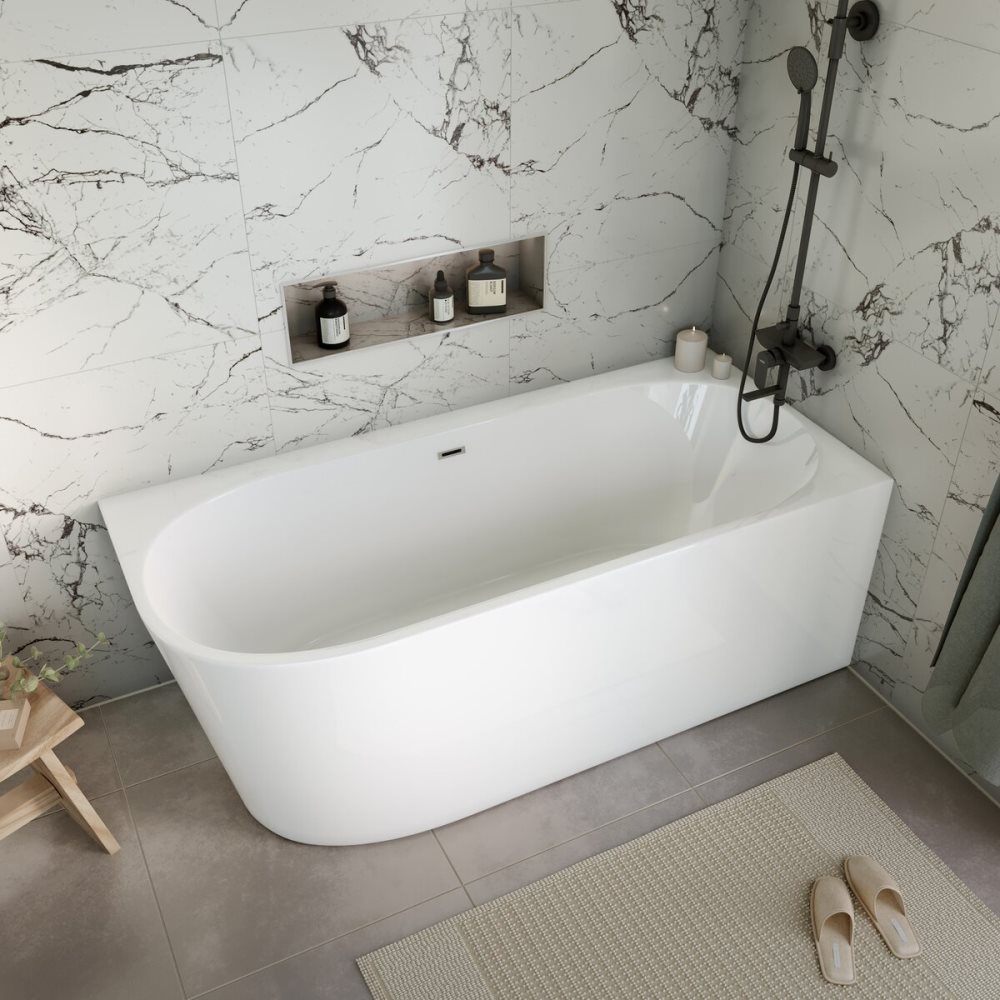 Ванна акриловая Grossman Cristal 150х75 правая Белый глянцевый GR-2203R Ванна акриловая Grossman Cristal 150х75 правая Белый глянцевый GR-2203R — изображение 3