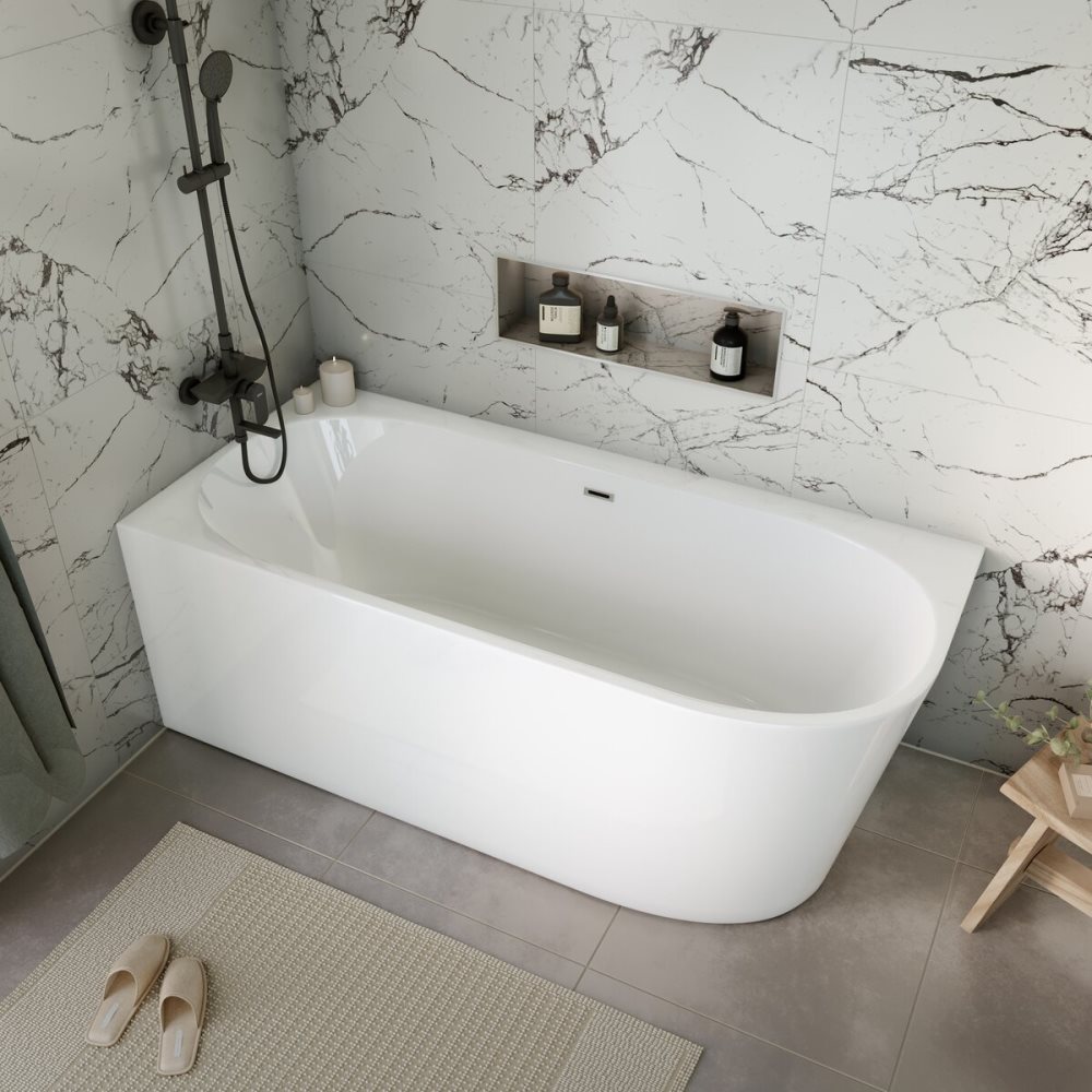 Ванна акриловая Grossman Cristal 170х80 левая Белый глянцевый GR-2204L Ванна акриловая Grossman Cristal 170х80 левая Белый глянцевый GR-2204L — изображение 3