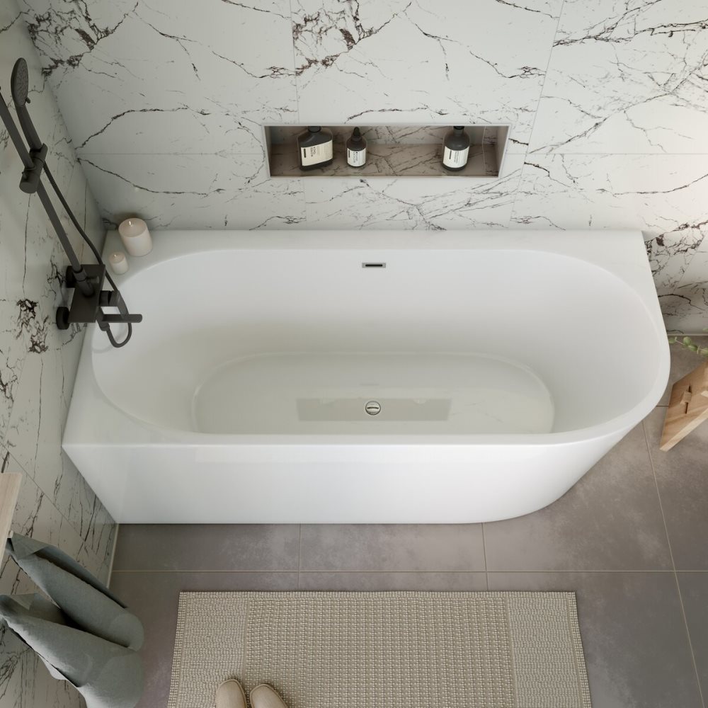 Ванна акриловая Grossman Cristal 170х80 левая Белый глянцевый GR-2204L Ванна акриловая Grossman Cristal 170х80 левая Белый глянцевый GR-2204L — изображение 4