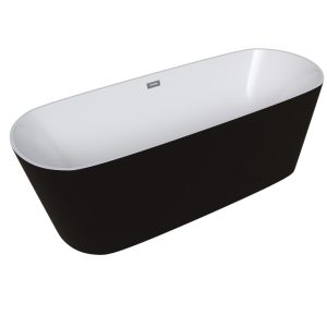 Ванна акриловая Grossman Forta 150х70 Белый / Черный GR-2701B