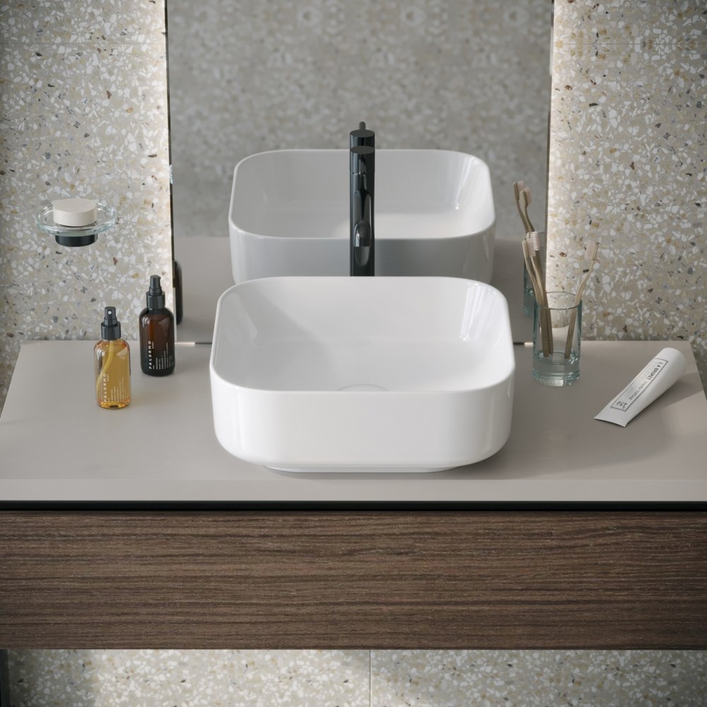 Раковина накладная Grossman Falcon 38 Белый глянцевый GR-3055 Раковина накладная Grossman Falcon 38 Белый глянцевый GR-3055 — изображение 3