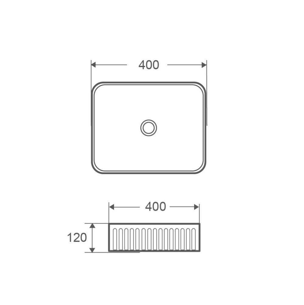 Раковина накладная Grossman Cristal 40 Белый глянцевый GR-3061 Раковина накладная Grossman Cristal 40 Белый глянцевый GR-3061 — изображение 4