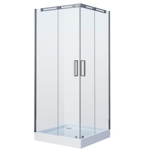 Душевой уголок Grossman Galaxy 100х100 Хром / Прозрачное GR-3100