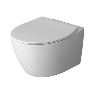 Унитаз подвесной Grossman Tornado с крышкой-сиденье Белый глянцевый GR-4405SQ