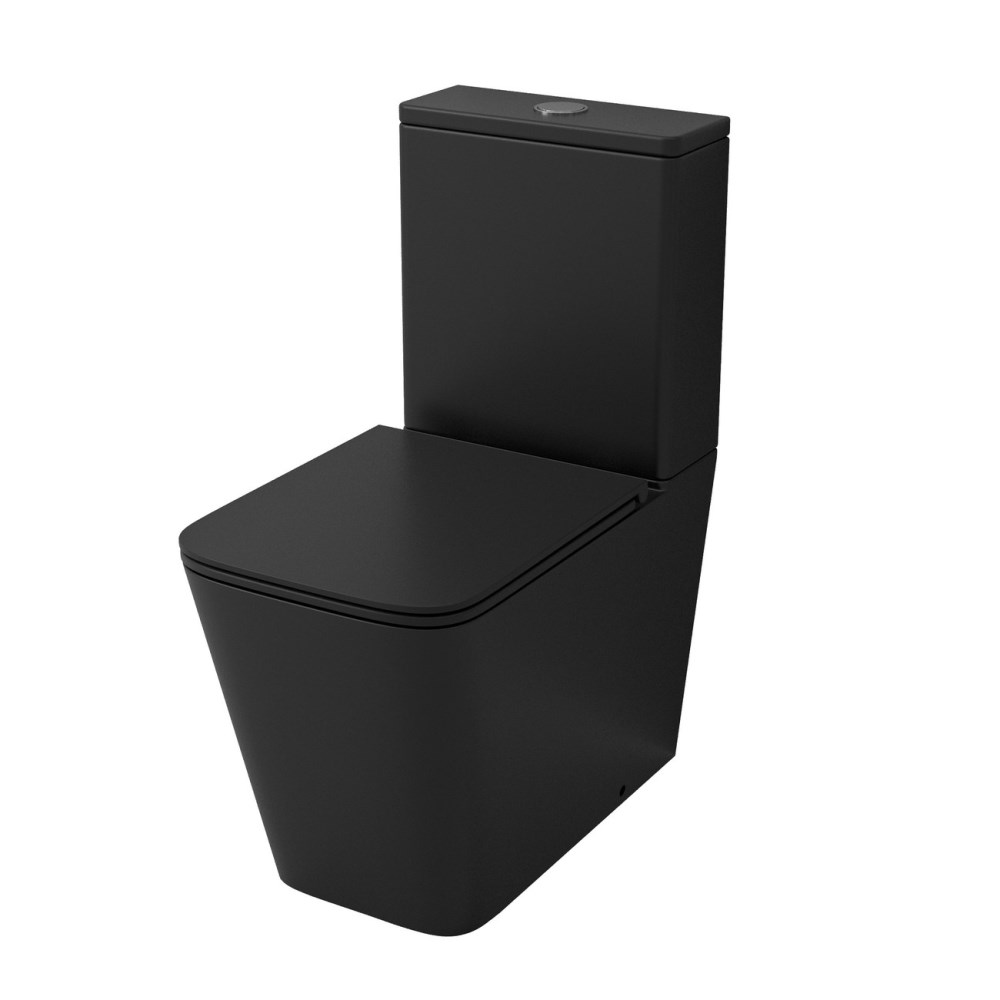 Унитаз-компакт Grossman Tornado Черный матовый GR-4418BMSQ Унитаз-компакт Grossman Tornado Черный матовый GR-4418BMSQ
