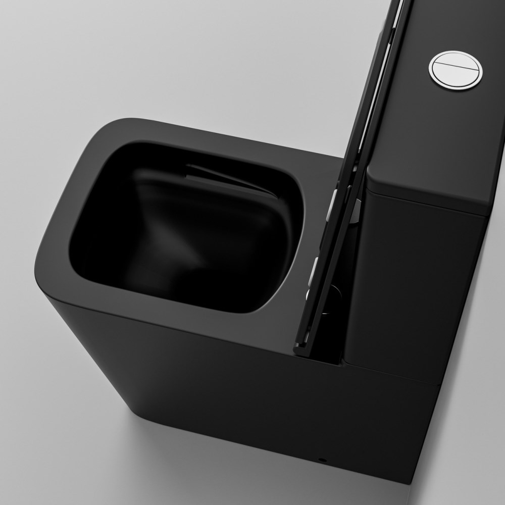 Унитаз-компакт Grossman Tornado Черный матовый GR-4418BMSQ Унитаз-компакт Grossman Tornado Черный матовый GR-4418BMSQ — изображение 2