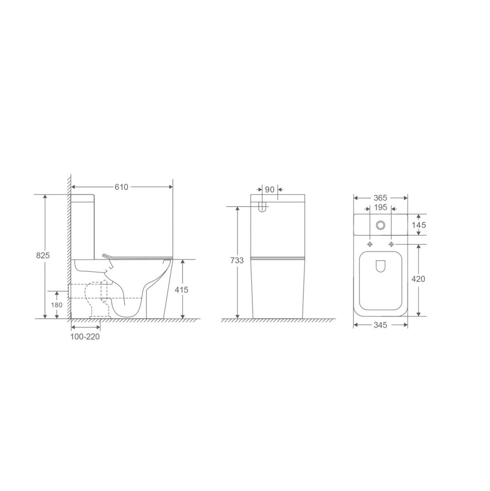 Унитаз-компакт Grossman Tornado Белый глянцевый GR-4418SQ Унитаз-компакт Grossman Tornado Белый глянцевый GR-4418SQ — изображение 5