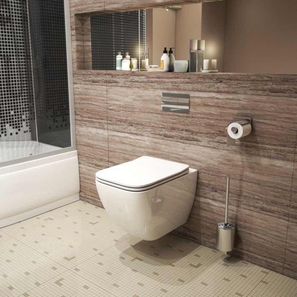 Унитаз подвесной Grossman с крышкой-сиденье Белый глянцевый GR-4447S Унитаз подвесной Grossman с крышкой-сиденье Белый глянцевый GR-4447S — изображение 4