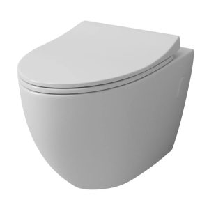 Унитаз подвесной Grossman с крышкой-сиденье Белый глянцевый GR-4451S Унитаз подвесной Grossman с крышкой-сиденье Белый глянцевый GR-4451S