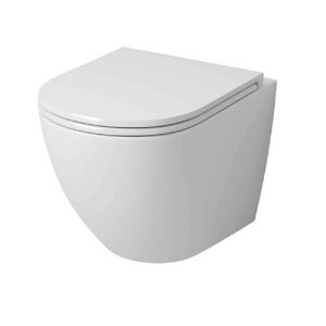 Унитаз подвесной Grossman с крышкой-сиденье Белый глянцевый GR-4457S Унитаз подвесной Grossman с крышкой-сиденье Белый глянцевый GR-4457S