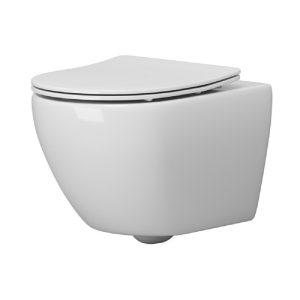 Унитаз подвесной Grossman Tornado с крышкой-сиденье Белый глянцевый GR-4457SQ