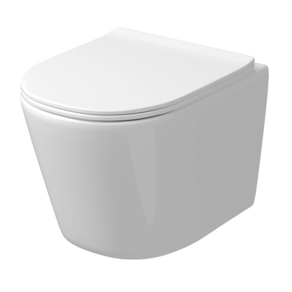 Унитаз подвесной Grossman Tornado с крышкой-сиденье Белый глянцевый GR-4477SQ Унитаз подвесной Grossman Tornado с крышкой-сиденье Белый глянцевый GR-4477SQ