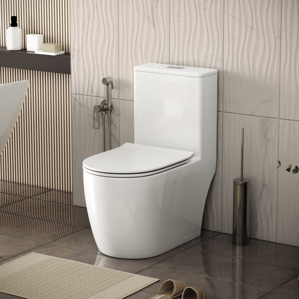 Унитаз-моноблок Grossman Tornado Белый глянцевый GR-4484SQ Унитаз-моноблок Grossman Tornado Белый глянцевый GR-4484SQ — изображение 4