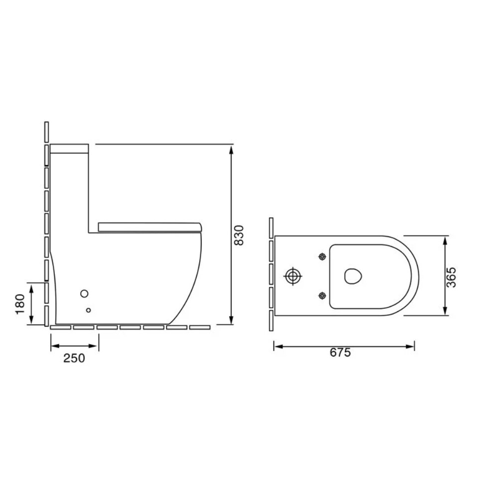 Унитаз-моноблок Grossman Style Белый глянцевый GR-4496S Унитаз-моноблок Grossman Style Белый глянцевый GR-4496S — изображение 5