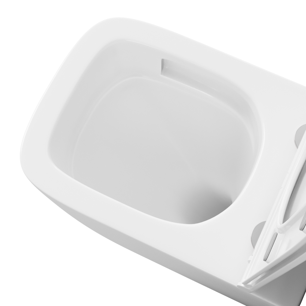 Унитаз подвесной Grossman Tornado с крышкой-сиденье Белый глянцевый GR-4497SQC Унитаз подвесной Grossman Tornado с крышкой-сиденье Белый глянцевый GR-4497SQC — изображение 2