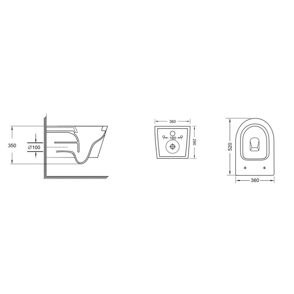 Унитаз подвесной Grossman Tornado с крышкой-сиденье Серый матовый GR-4499GMSQ Унитаз подвесной Grossman Tornado с крышкой-сиденье Серый матовый GR-4499GMSQ — изображение 6