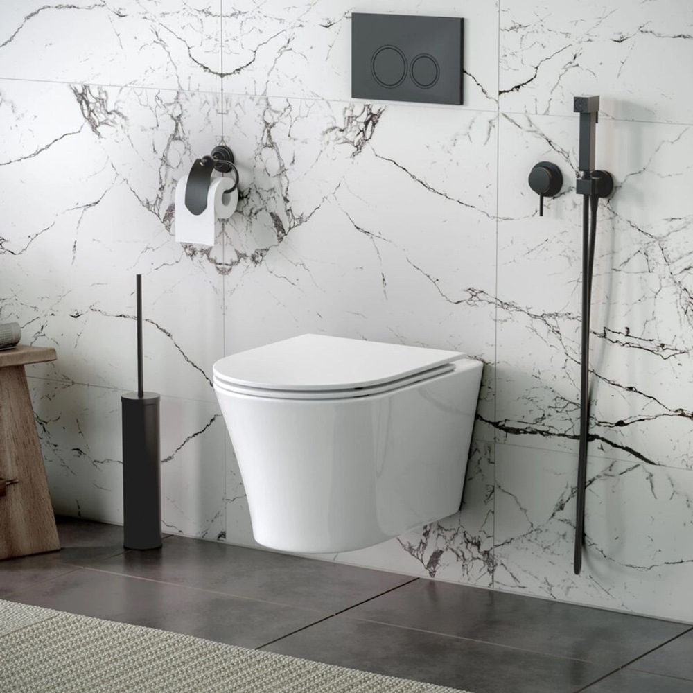 Унитаз подвесной Grossman Thin Rim Белый глянцевый GR-5604SQ Унитаз подвесной Grossman Thin Rim Белый глянцевый GR-5604SQ — изображение 5