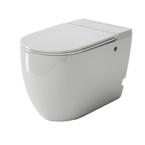 Унитаз приставной Grossman Impuls с крышкой-сиденье Белый глянцевый GR-PR-5502