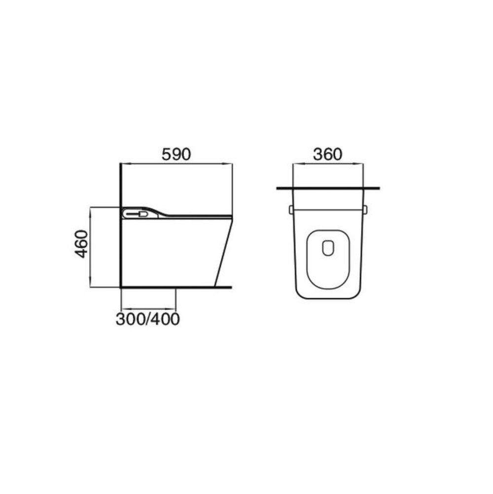 Унитаз приставной Grossman Smart с функцией биде Белый глянцевый GR-PR-5701 Унитаз приставной Grossman Smart с функцией биде Белый глянцевый GR-PR-5701 — изображение 8