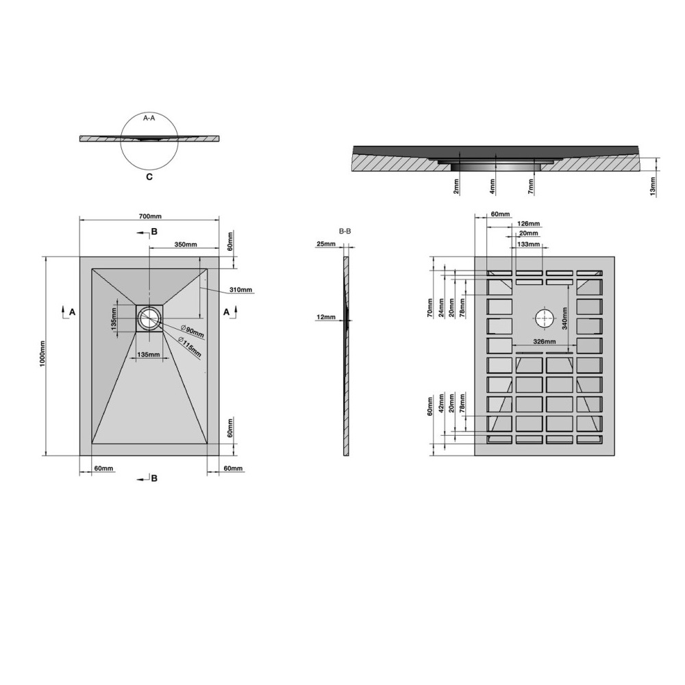 Душевой поддон Grossman Strong 70х100 Белый глянцевый GR-S170100Q Душевой поддон Grossman Strong 70х100 Белый глянцевый GR-S170100Q — изображение 6
