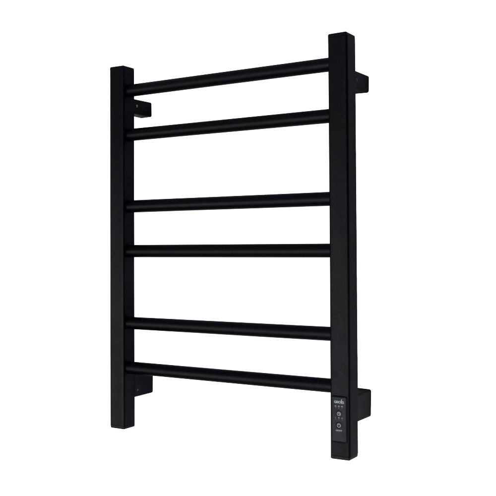 Полотенцесушитель электрический Grois Nex 40х60 Черный матовый GR111 40х60 П6 9005 U Полотенцесушитель электрический Grois Nex 40х60 Черный матовый GR111 40х60 П6 9005 U — изображение 2