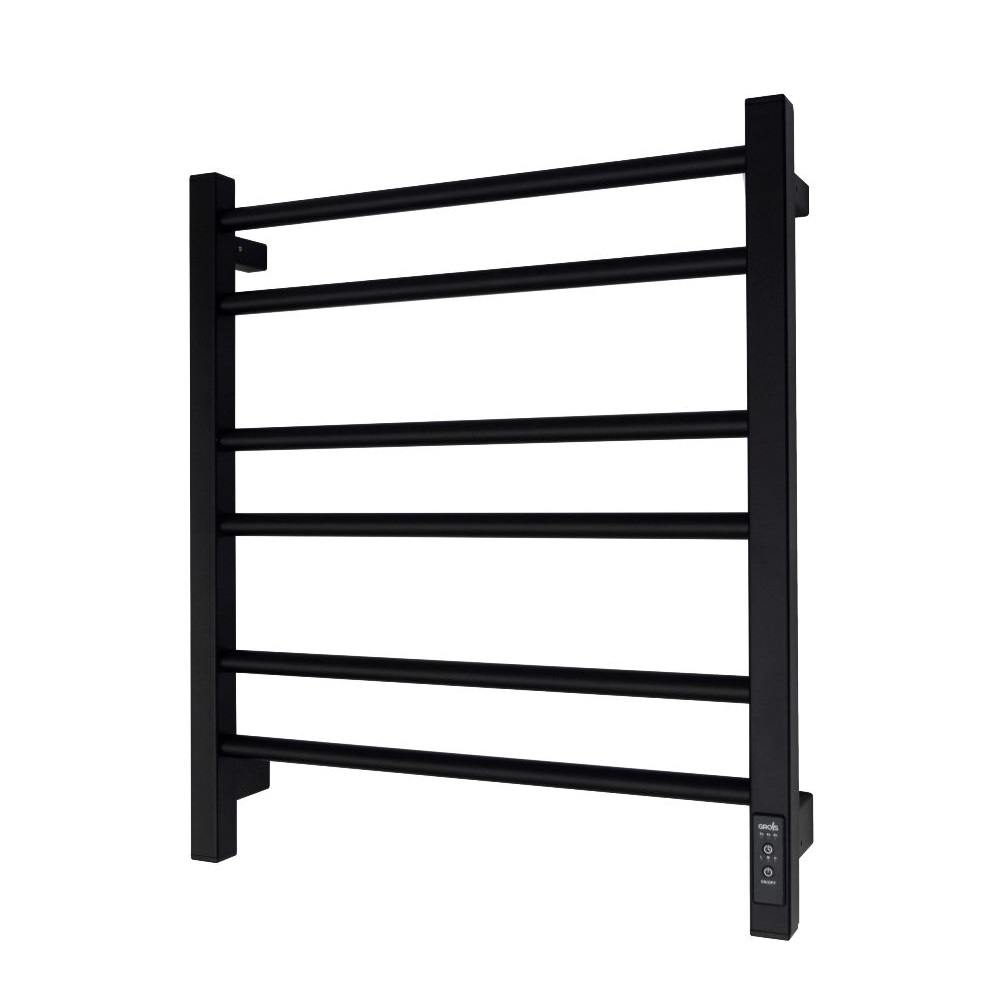 Полотенцесушитель электрический Grois Nex 50х60 Черный матовый GR111 50х60 П6 9005 U Полотенцесушитель электрический Grois Nex 50х60 Черный матовый GR111 50х60 П6 9005 U — изображение 2