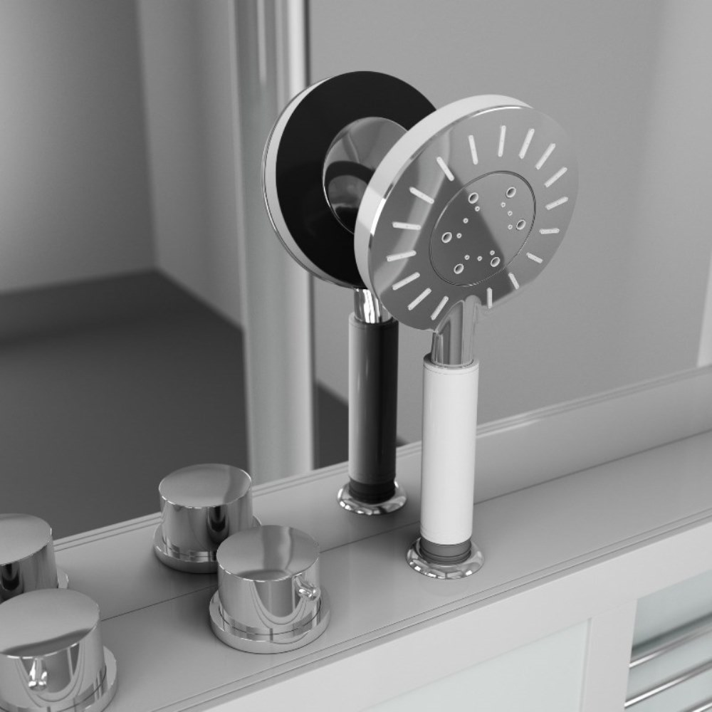 Душевая кабина Grossman Classic 90х110 Белый / Прозрачное GR123(R) Душевая кабина Grossman Classic 90х110 Белый / Прозрачное GR123(R) — изображение 3