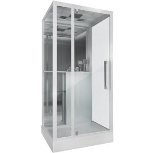 Душевая кабина Grossman Classic 90х90 Белый / Прозрачное GR161